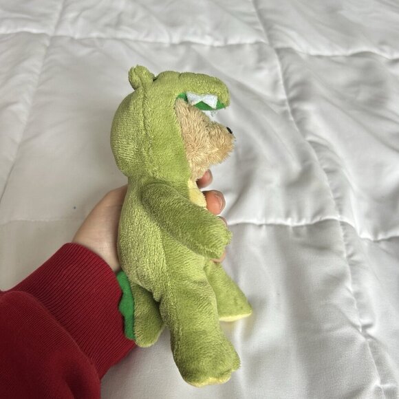 Ganz Wee Bears Lil Kinz Alligator Costume Plush Stuffed Animal H13705 Y2K Green - Picture 5 of 8